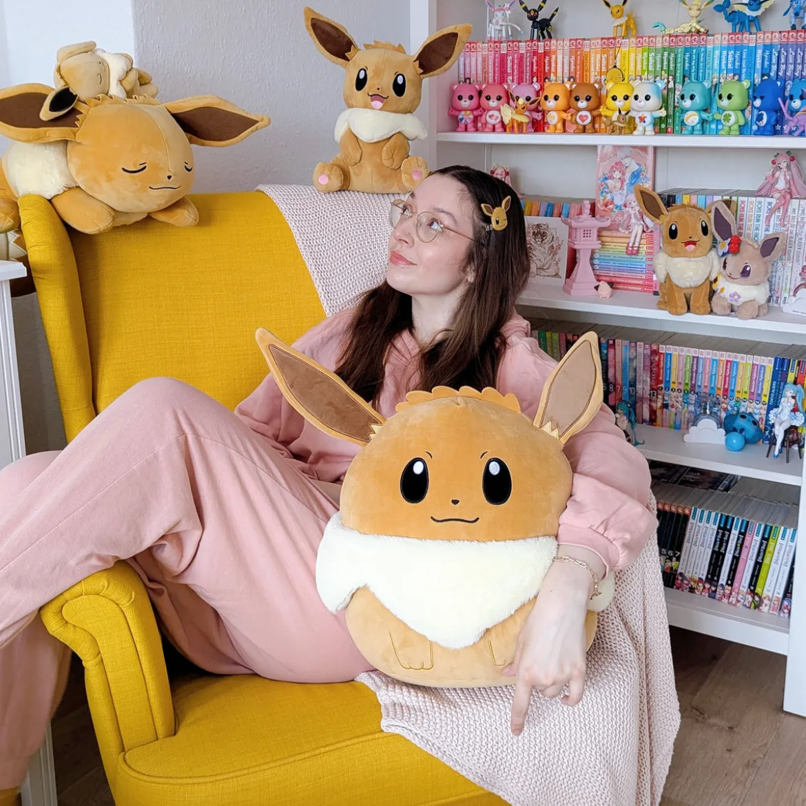 Evoli Squishmallows Plüsch Figur - Pokemon