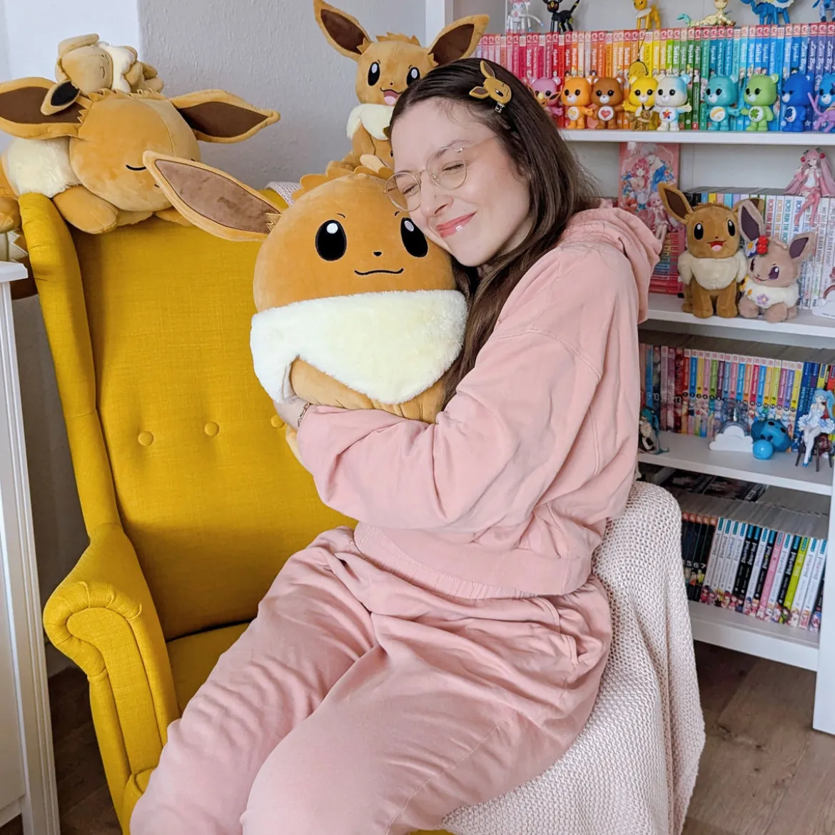 Evoli Squishmallows Plüsch Figur - Pokemon