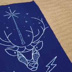Expecto Patronum Badetuch blau - Harry Potter