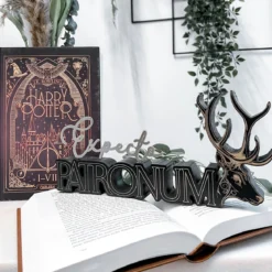 Expecto Patronum Schriftzug Deko Holz - Harry Potter