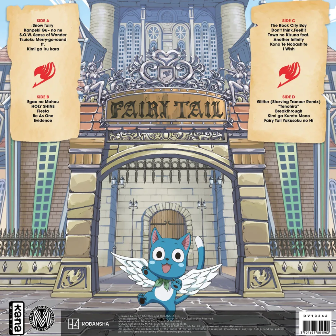Fairy Tail Best Collection Vinyl 2 x LP