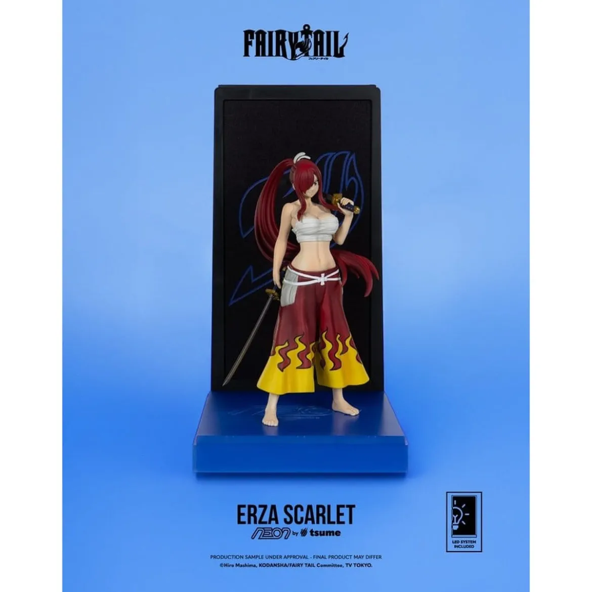 Fairy Tail - Erza Scarlet Neon Figur 1:9