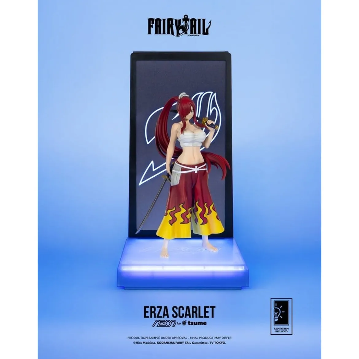 Fairy Tail - Erza Scarlet Neon Figur 1:9