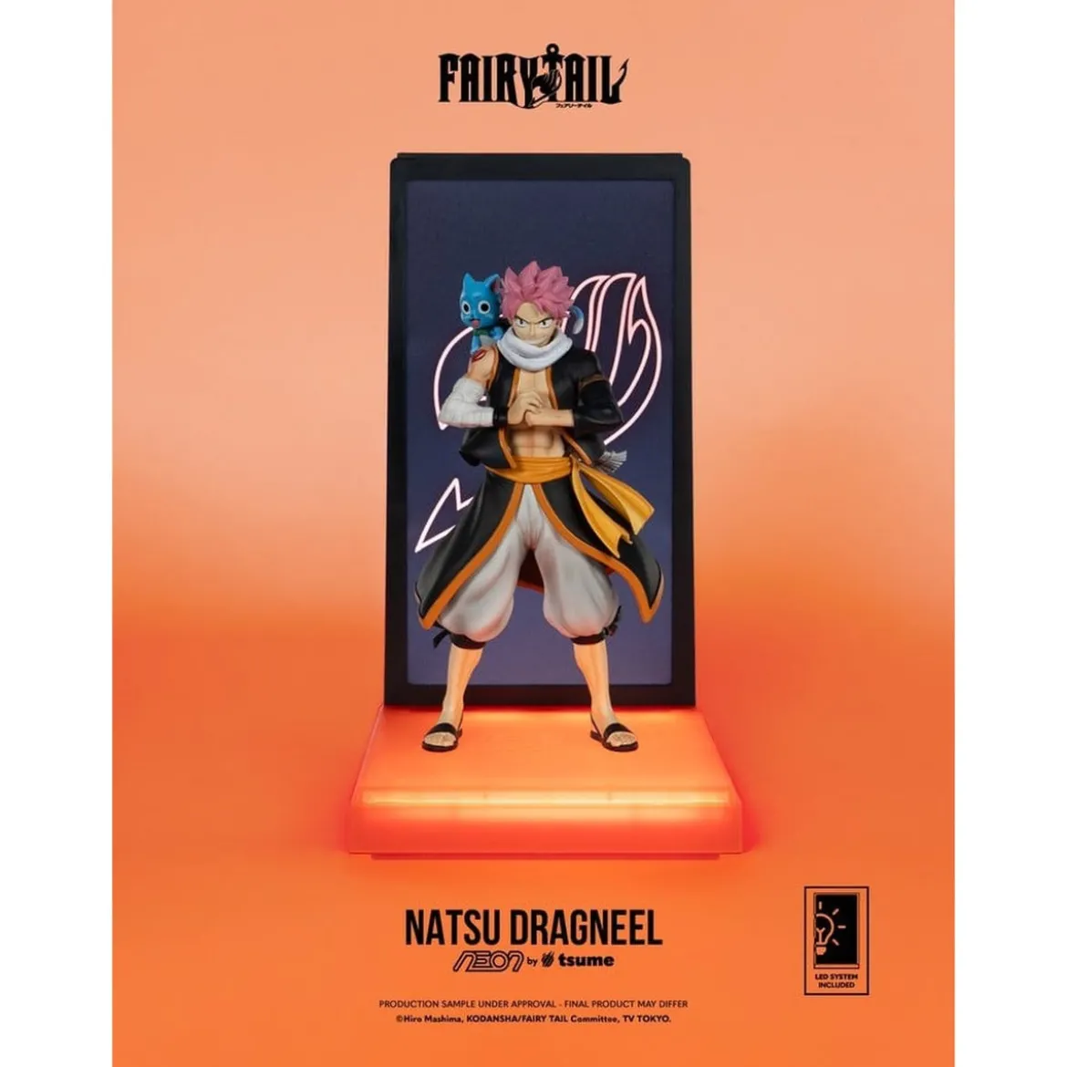 Fairy Tail - Natsu Dragneel Neon Figur 1:9