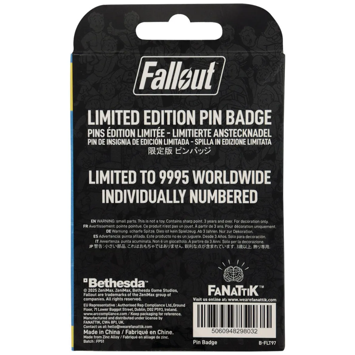 Fallout Ansteck-Pin Charisma Boy Limited Edition