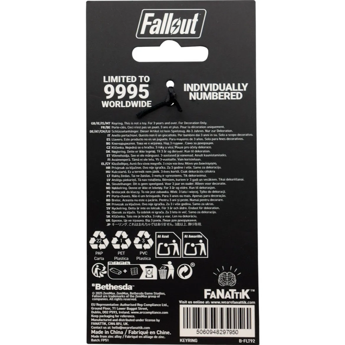 Fallout Schlüsselanhänger Nuka-Cola Limited Edition