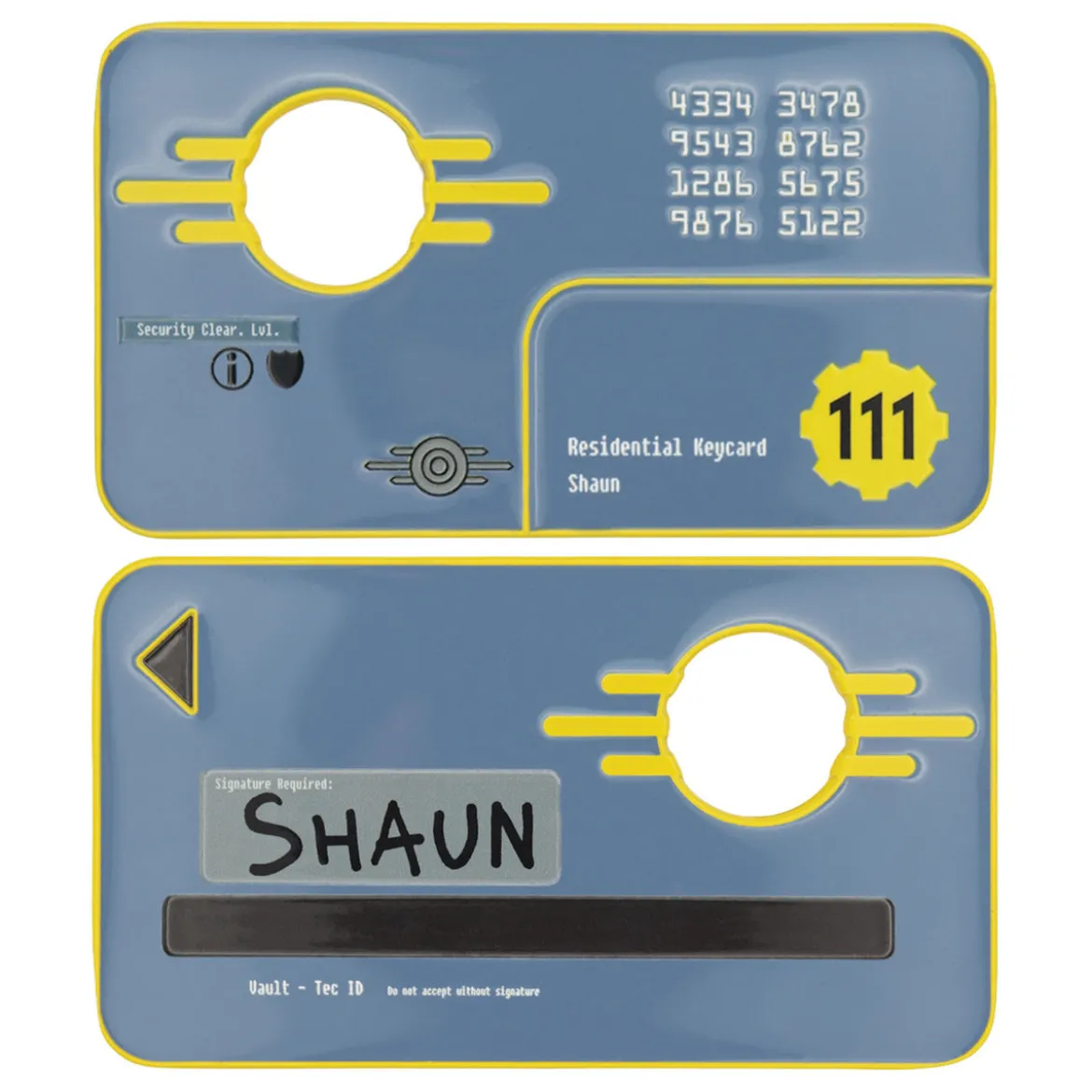 Fallout 4 - Vault 111 Security Keycard Replik Limited Edition