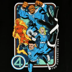 Fantastic Four - Characters T-Shirt schwarz