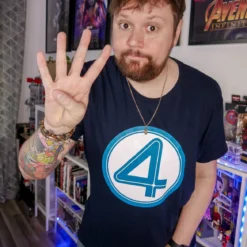 Fantastic Four - Emblem T-Shirt blau
