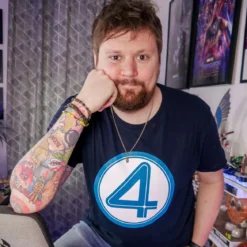 Fantastic Four - Emblem T-Shirt blau
