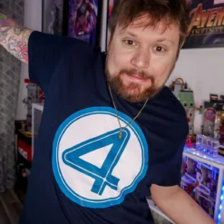 Fantastic Four - Emblem T-Shirt blau
