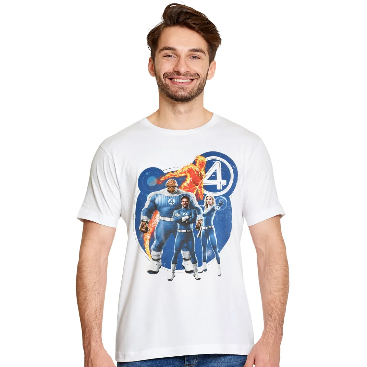 Fantastic Four - Group T-Shirt weiß
