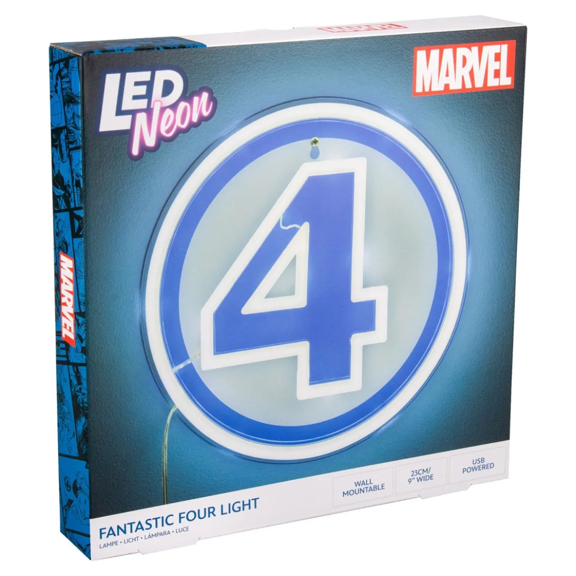 Fantastic Four LED Wandleuchte Logo Neon