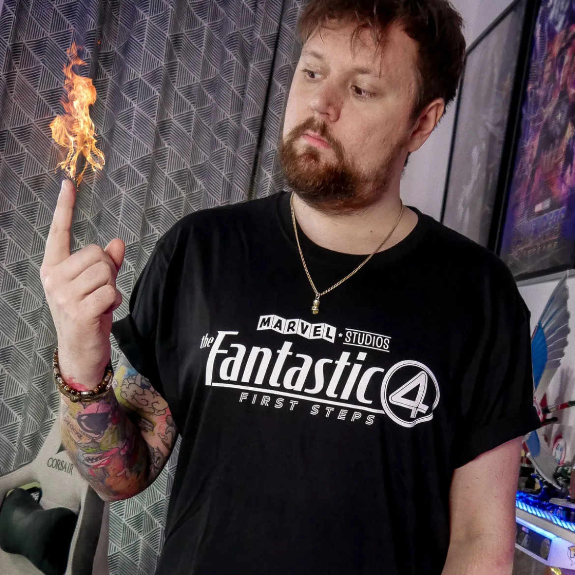 Fantastic Four - Logo T-Shirt schwarz