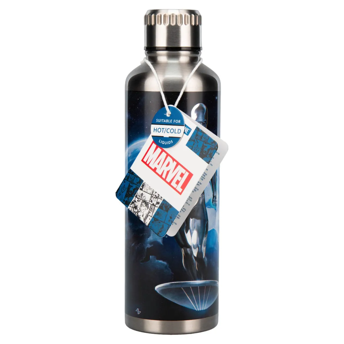 Fantastic Four Metal Trinkflasche Silver Surfer