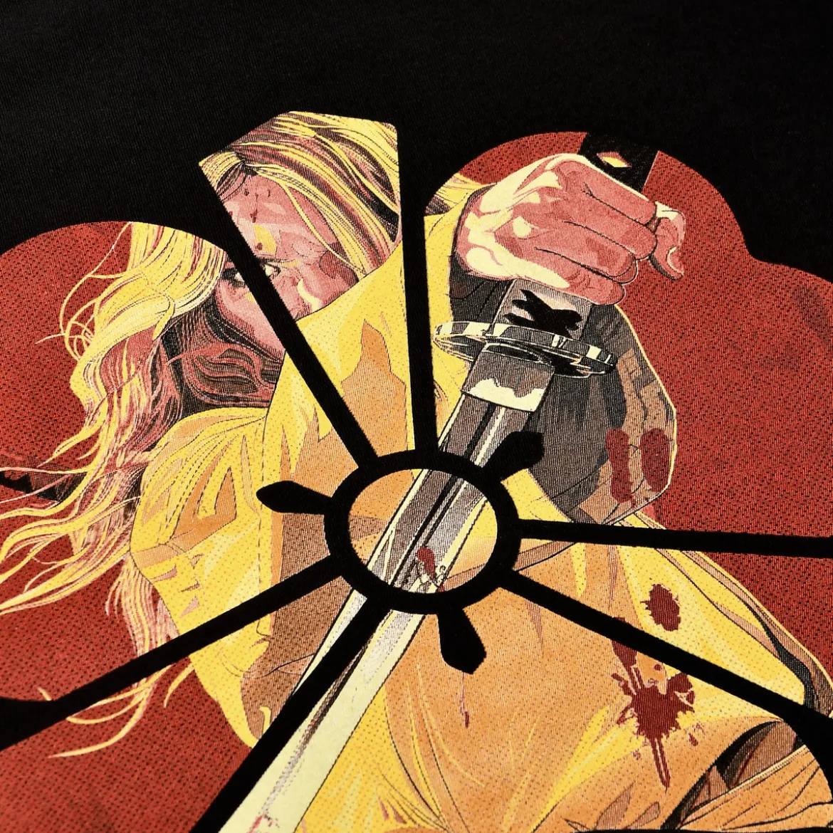 Female Assassin T-Shirt für Kill Bill Fans schwarz