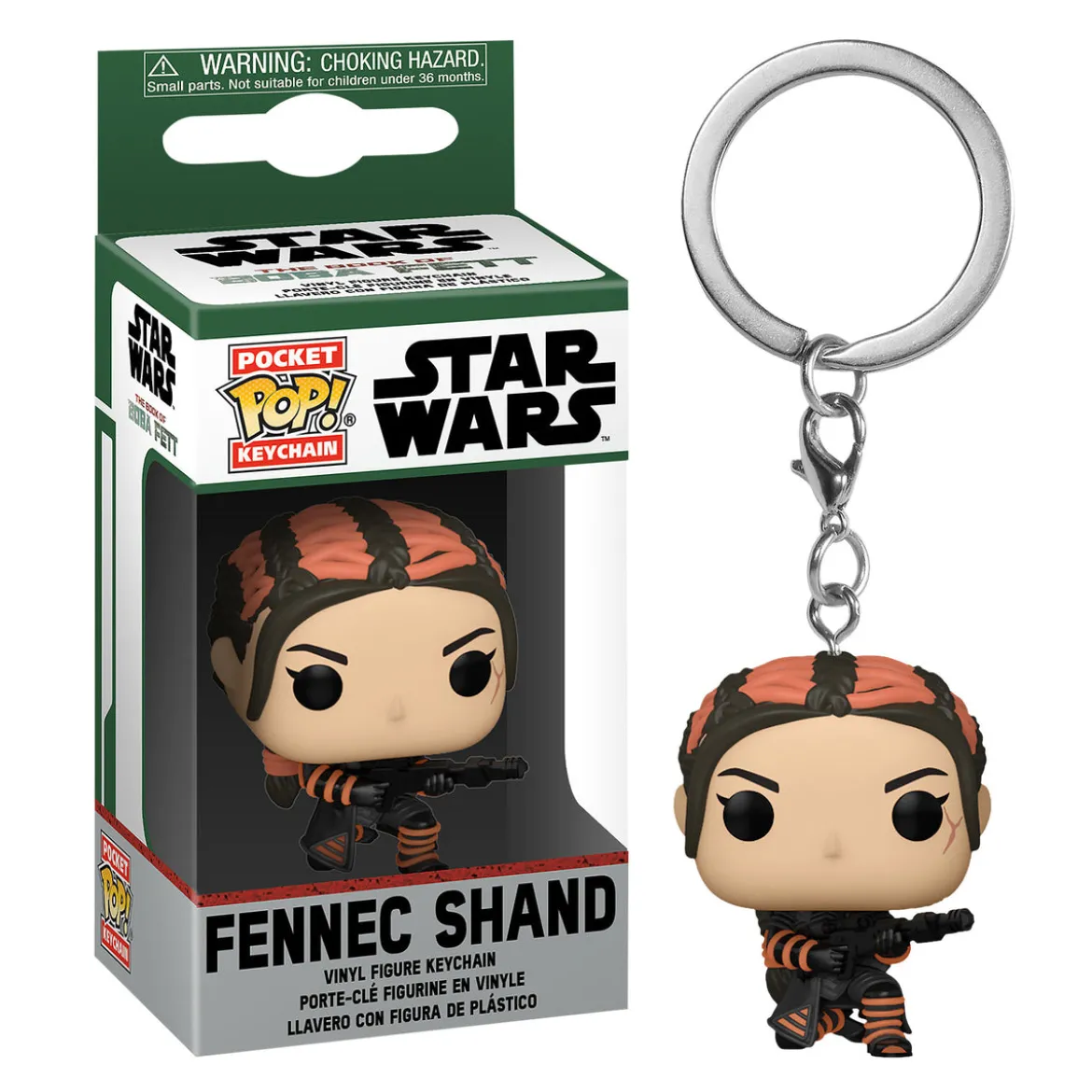 Fennec Shand Funko Pop Schlüsselanhänger - Star Wars The Book of Boba Fett
