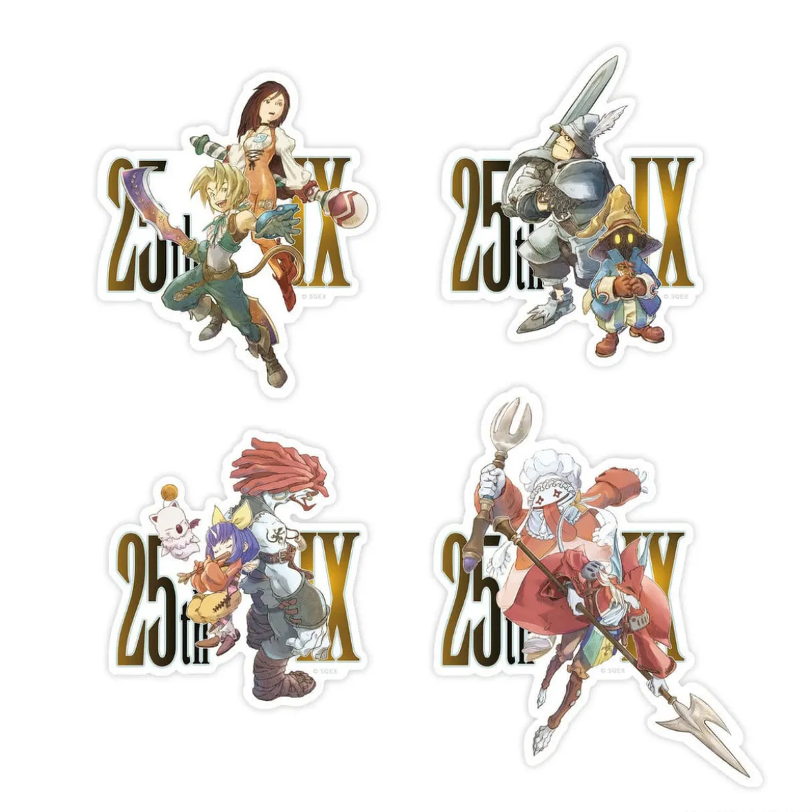 Final Fantasy IX Sticker Pack 25th Anniversary