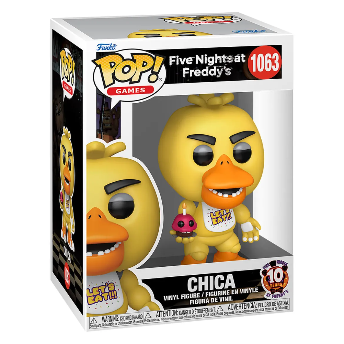 Five Nights at Freddys - Chica Funko Pop Figur 10th Anniversary