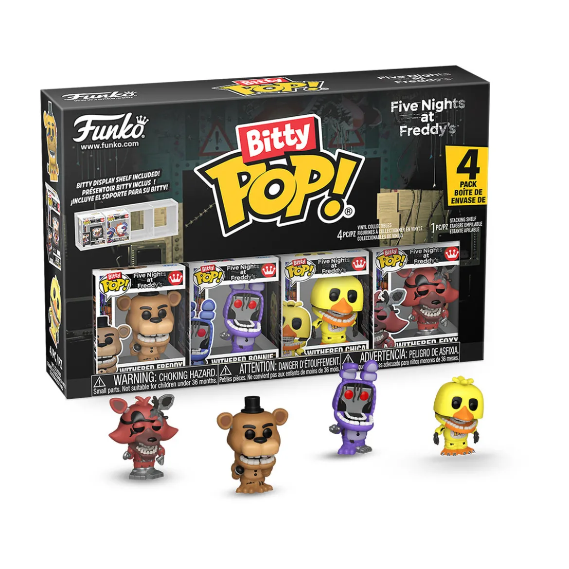 Five Nights at Freddys - Funko Bitty Pop 4er Figuren Set Serie 6