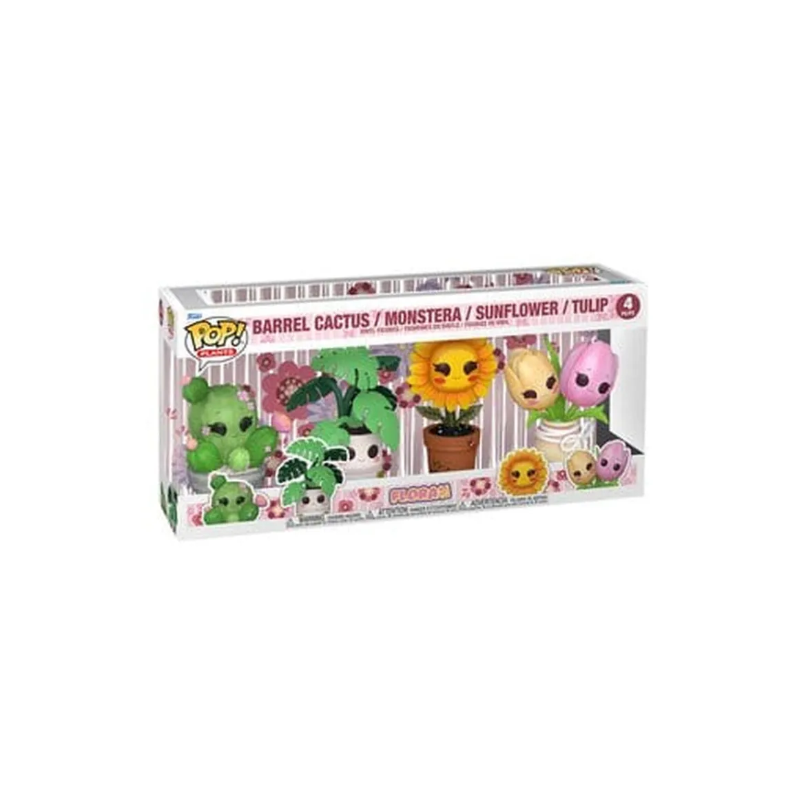 Flora POP! Vinyl Figuren Flora Black Friday 4PK 9 cm