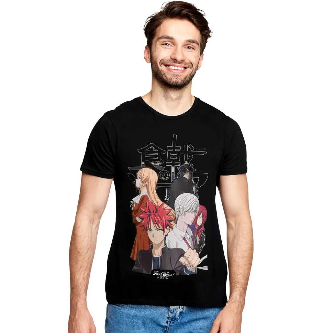 Food Wars - Crew T-Shirt schwarz