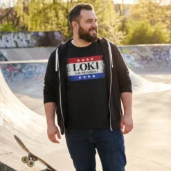 For President T-Shirt schwarz für Loki Fans
