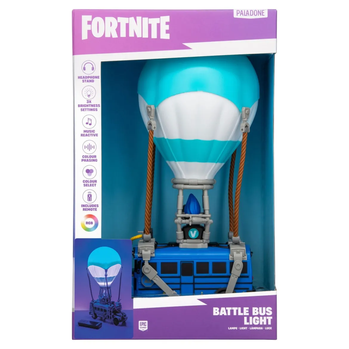 Fortnite Diorama-Leuchte Battle Bus