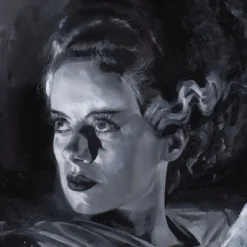 Frankensteins Braut Kunstdruck Bride of Frankenstein by