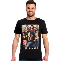 Friends - Group T-Shirt schwarz