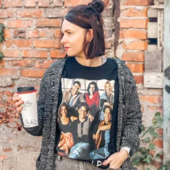 Friends - Group T-Shirt schwarz