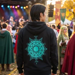 Frieren - Symbol Kapuzenjacke schwarz