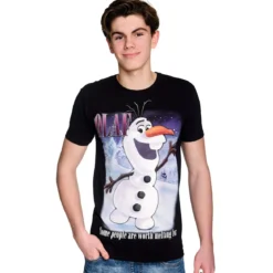 Frozen - Olaf Worth Melting For T-Shirt schwarz