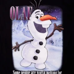 Frozen - Olaf Worth Melting For T-Shirt schwarz