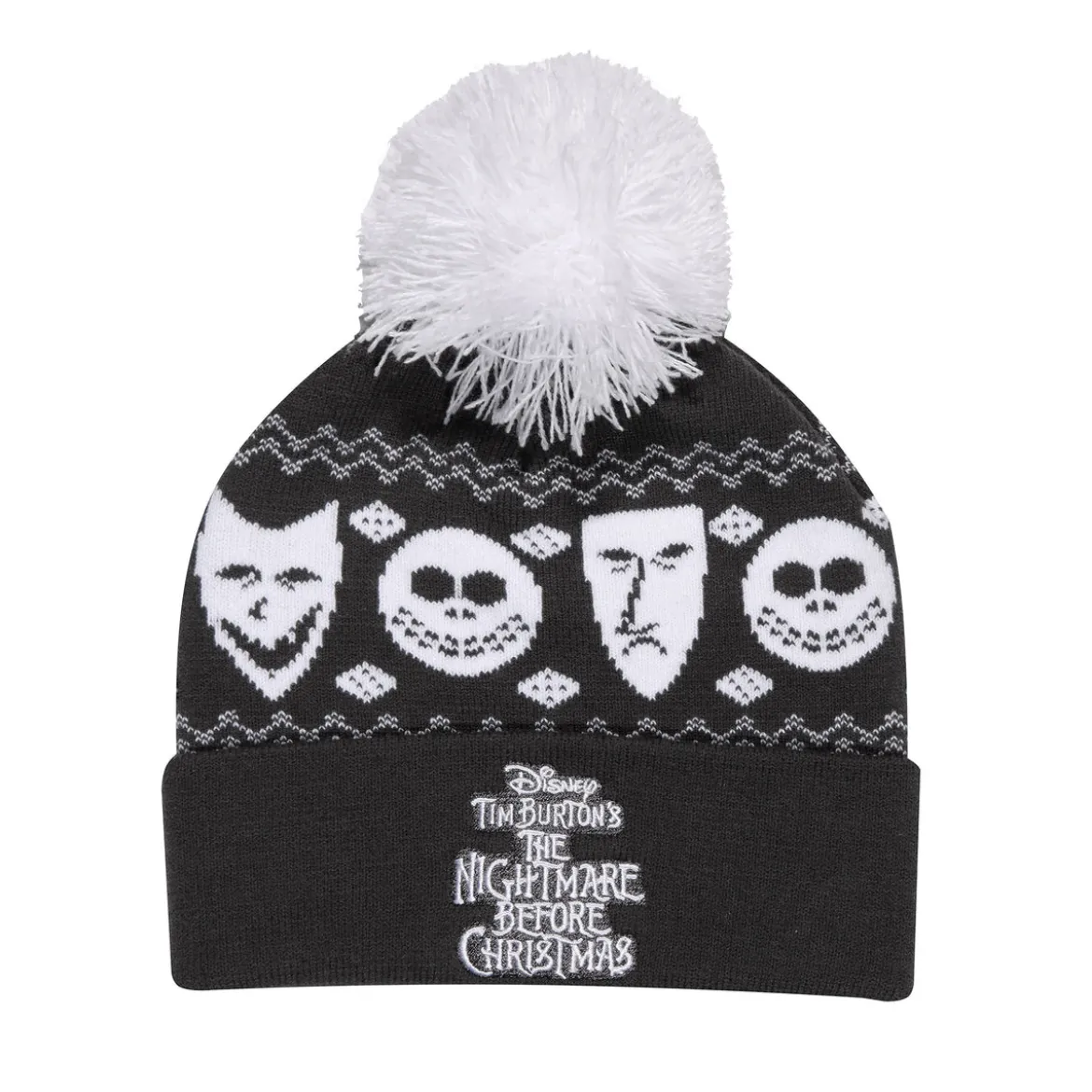 Furcht, Angst und Schrecken Mütze mit Bommel - Nightmare Before Christmas