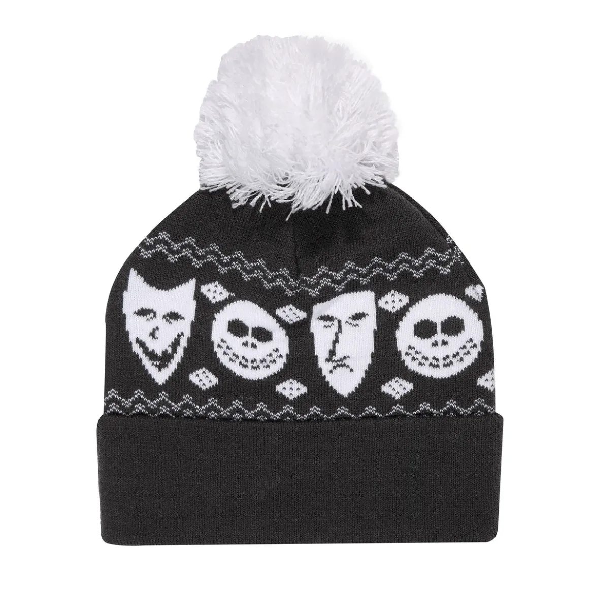 Furcht, Angst und Schrecken Mütze mit Bommel - Nightmare Before Christmas