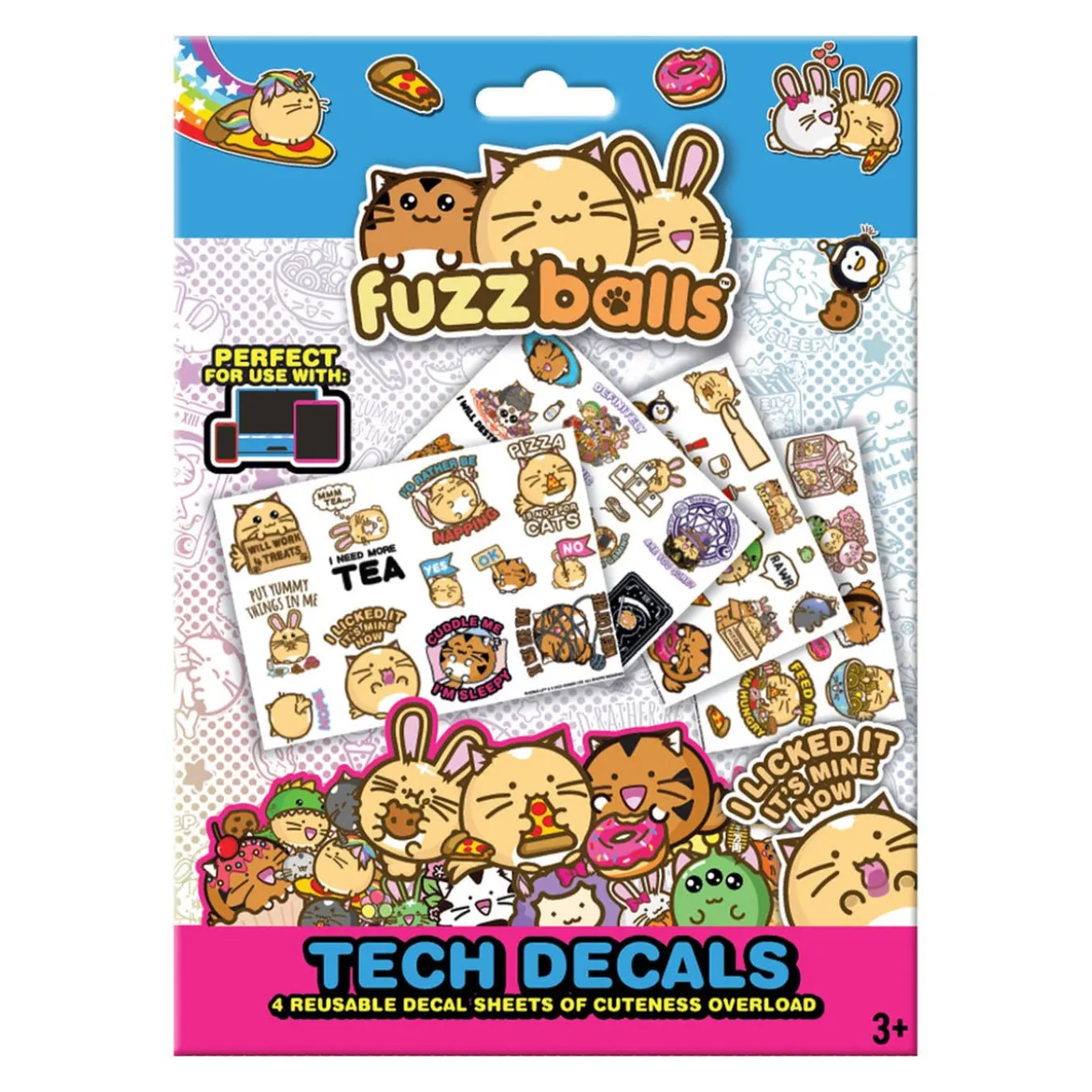 Fuzzballs Tech Sticker Pack
