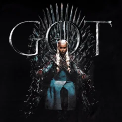 Game of Thrones - Daenerys For The Throne T-Shirt schwarz