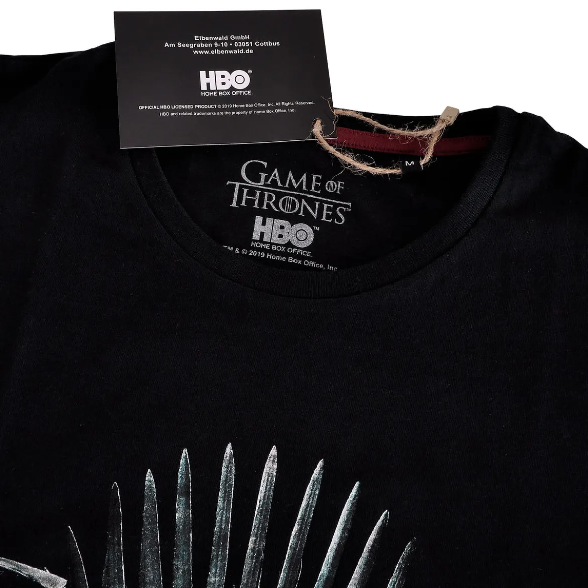Game of Thrones - Daenerys For The Throne T-Shirt schwarz