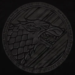 Game of Thrones - Dark Stark 3D Logo T-Shirt schwarz