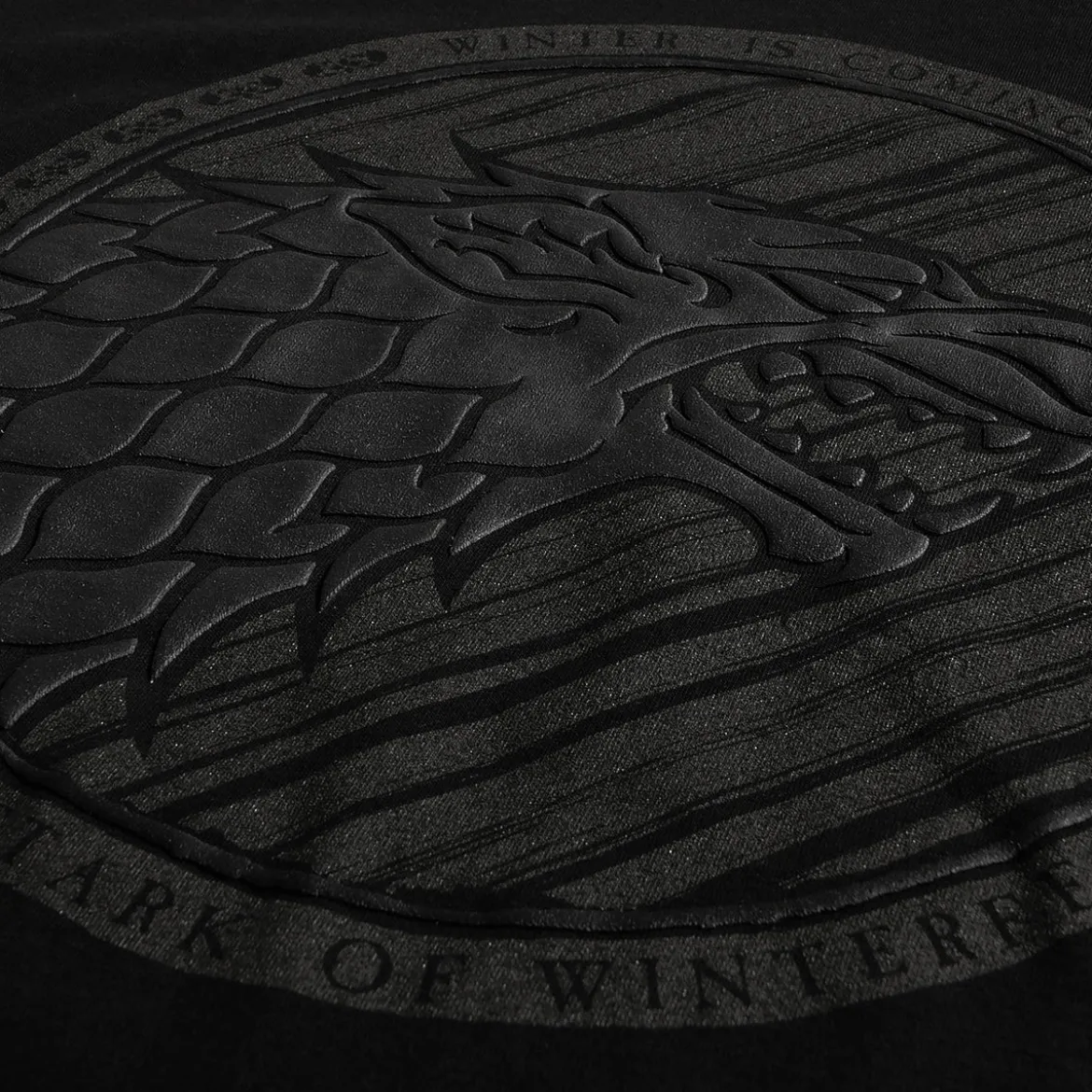 Game of Thrones - Dark Stark 3D Logo T-Shirt schwarz