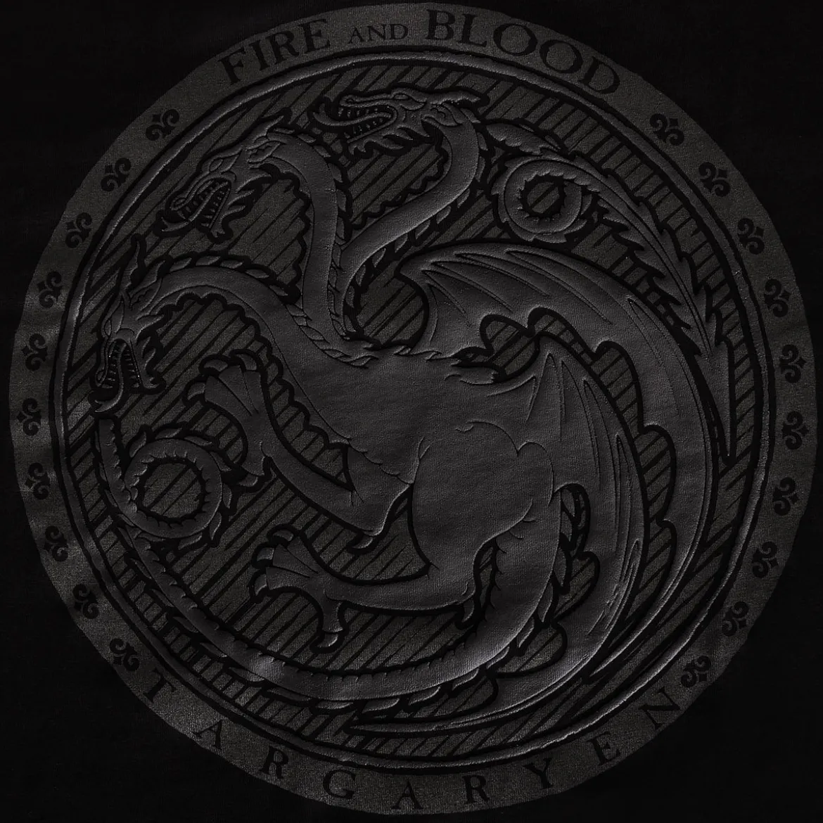 Game of Thrones - Dark Targaryen 3D Logo T-Shirt schwarz