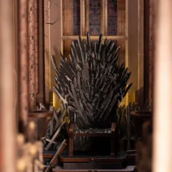 Game of Thrones - Eiserner Thron Book Nook Modell Bausatz Holz