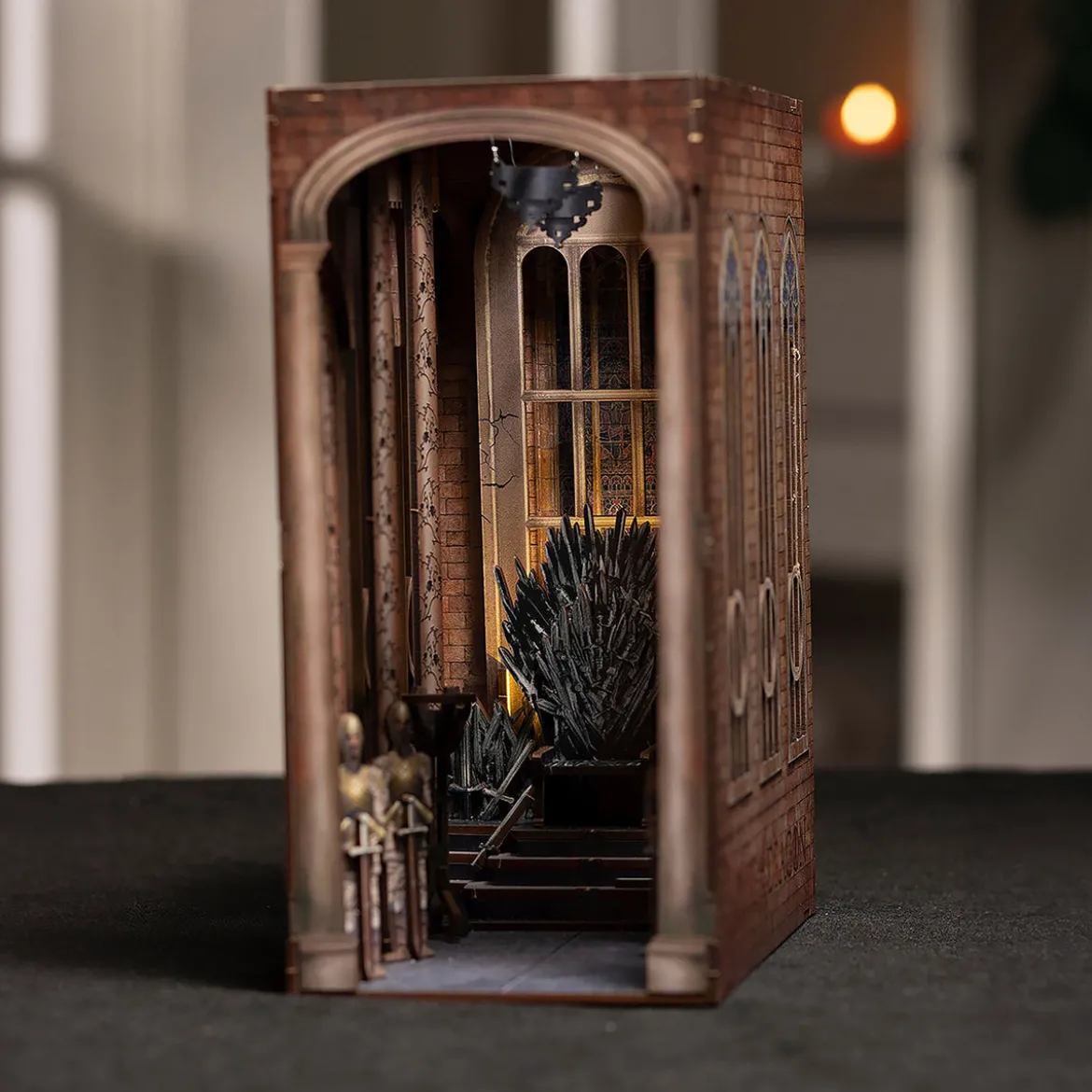 Game of Thrones - Eiserner Thron Book Nook Modell Bausatz Holz