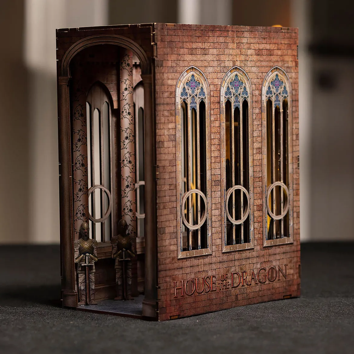 Game of Thrones - Eiserner Thron Book Nook Modell Bausatz Holz
