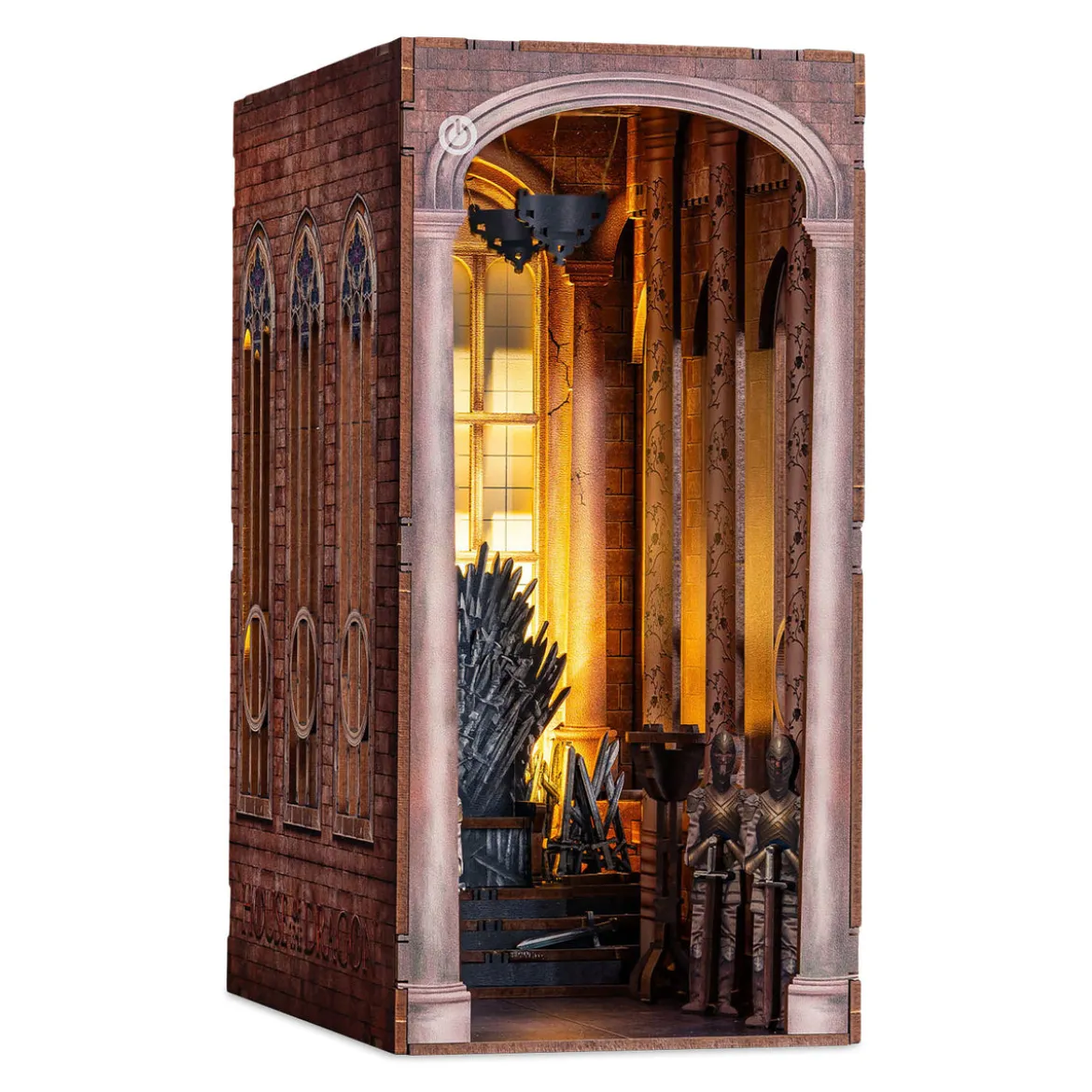Game of Thrones - Eiserner Thron Book Nook Modell Bausatz Holz
