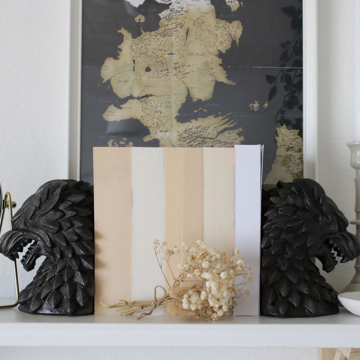 Game of Thrones - House Stark Buchstützen