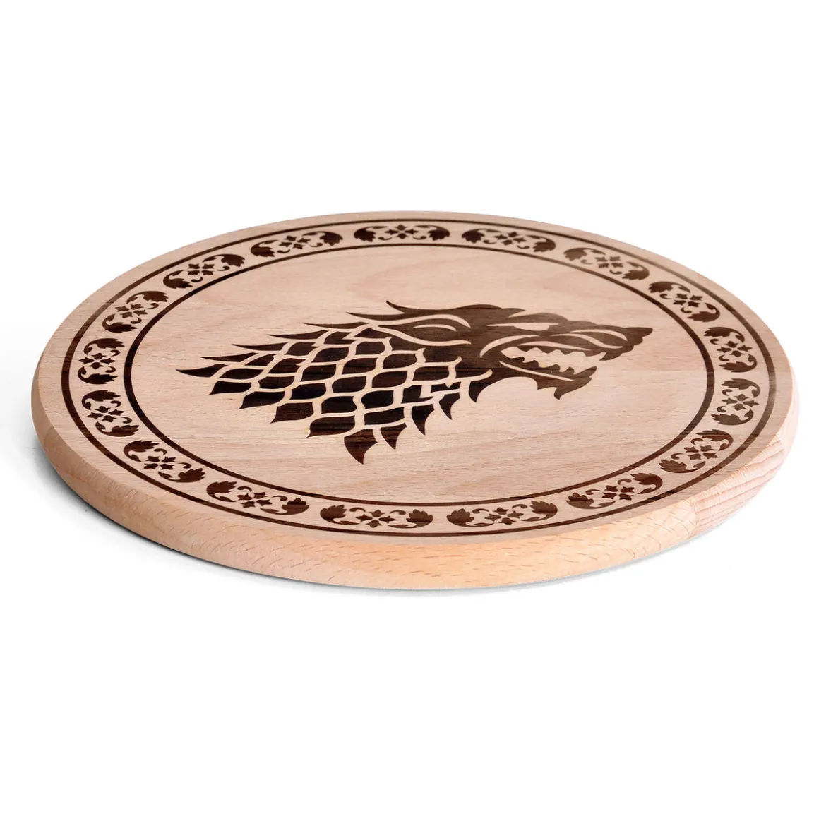 Game of Thrones - House Stark Schneidebrett Buche