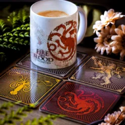 Game of Thrones - Häuser Wappen Untersetzer 4er Set