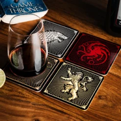 Game of Thrones - Häuser Wappen Untersetzer 4er Set